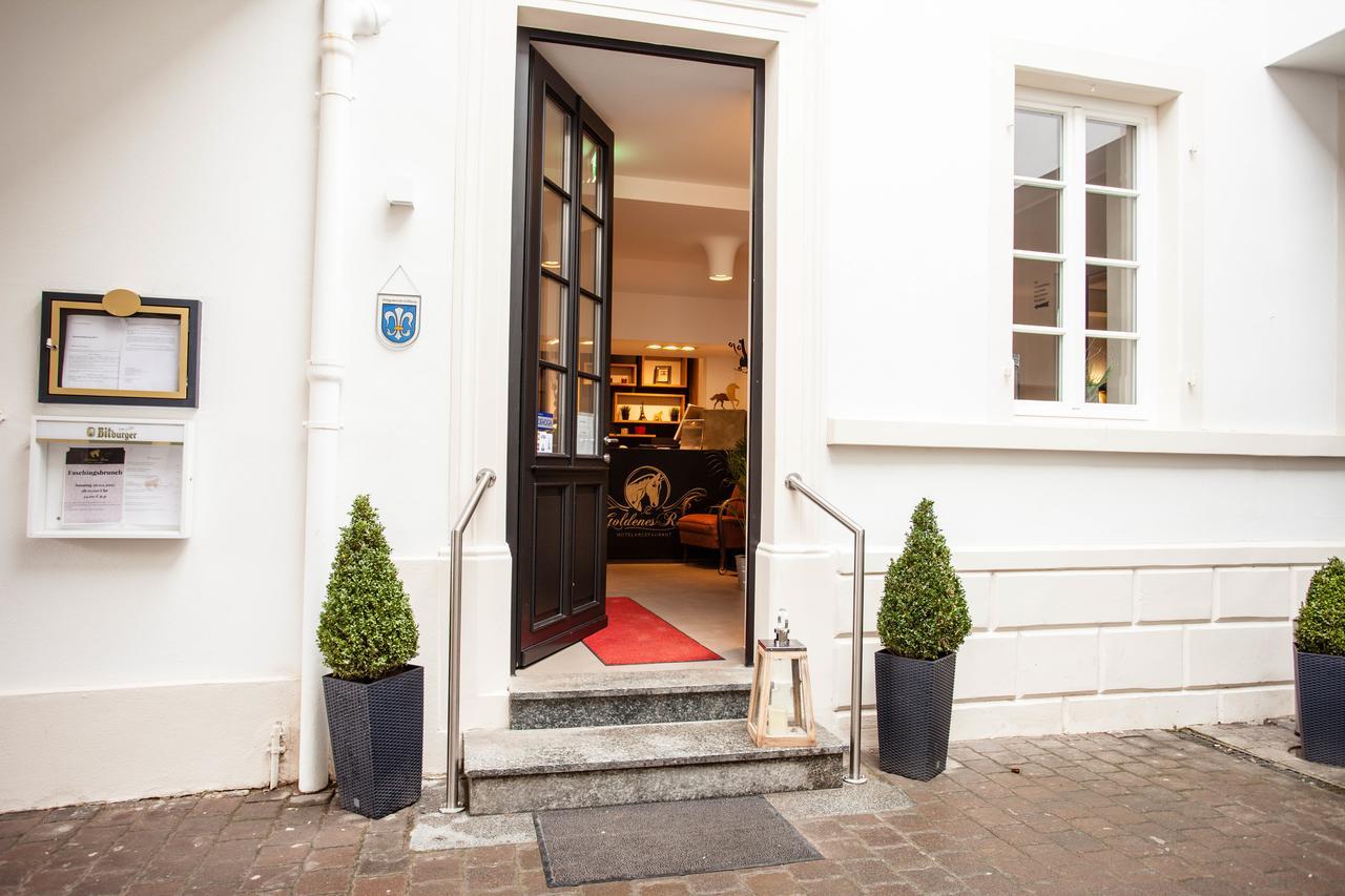 Hotel Restaurant Goldenes Ross Gollheim Exterior photo